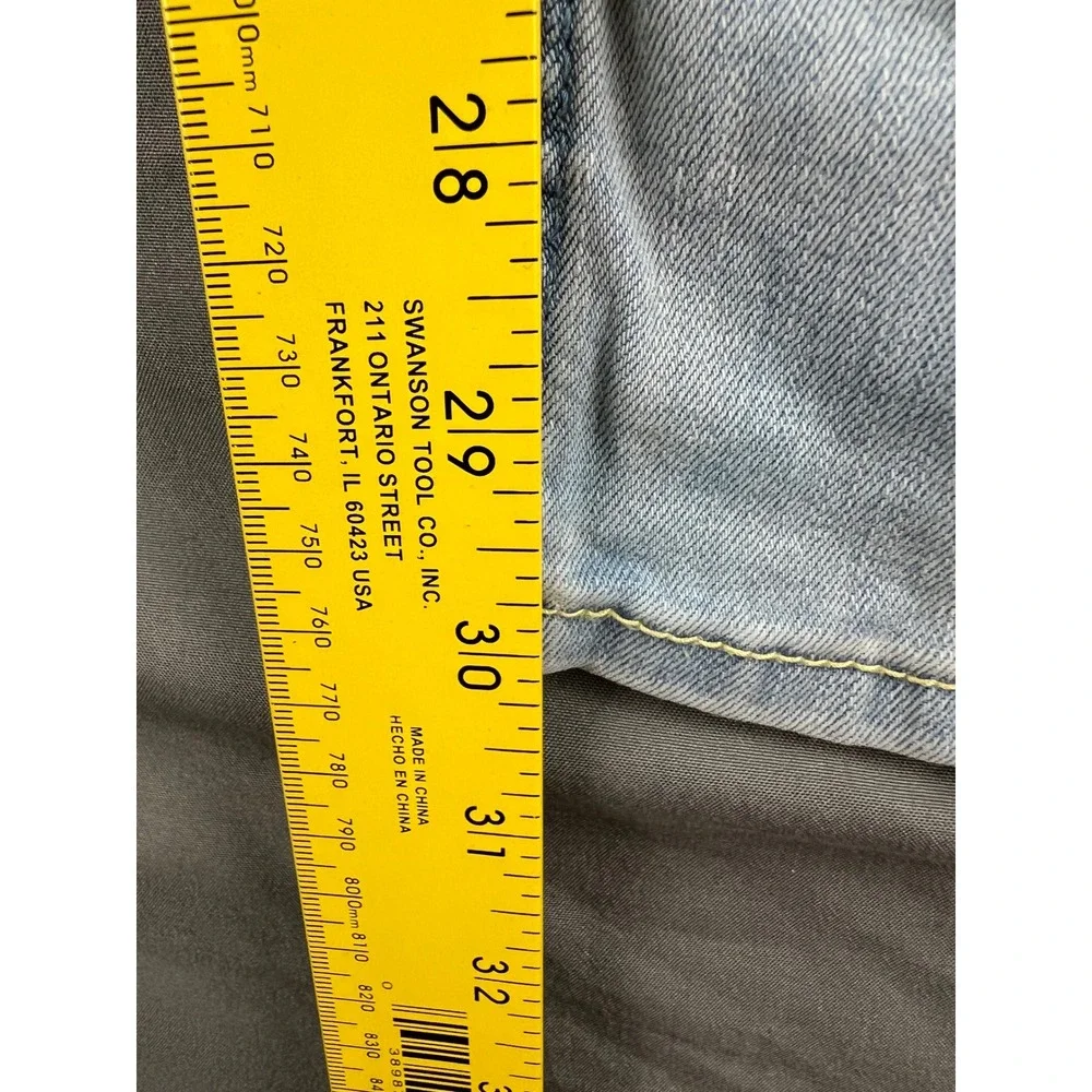 Hollister Jeans Womens 7R 28x30 Low Rise Super Skinny Light Wash Distressed Good